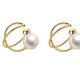 Cute Pearl Ear Cuffs Wrap Earrings for Non Pierced Ears