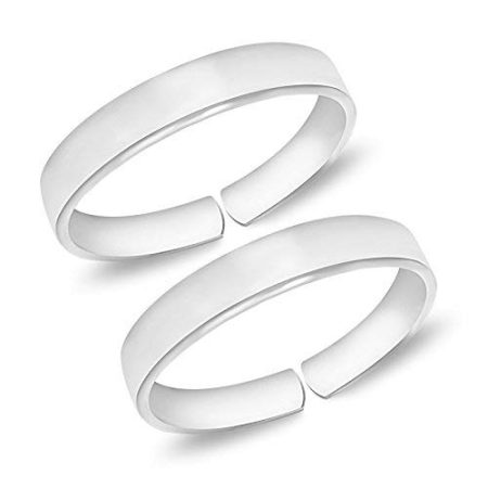 Sterling Silver Toe Rings For Women