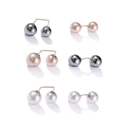 6 Pieces Artificial Pearl Brooch Pins Anti-Exposure