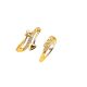Gold Stackable Rings Set – Trendy Heart & Floral Design for Women & Girls