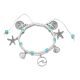 Starfish Shell Conch Anklet Sea Wave Turquoise Rope Foot Chain