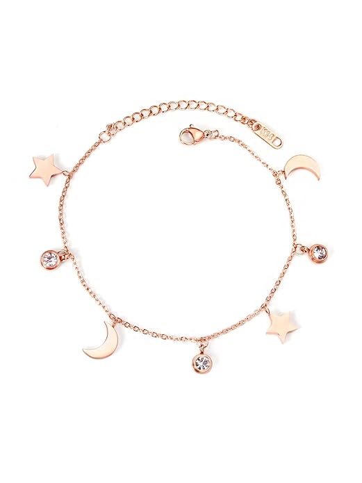 Charm Chain Anklet for Women & Girls – Stylish Gift for Birthday & Anniversary