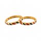 Chevron Enamel Stackable Rings