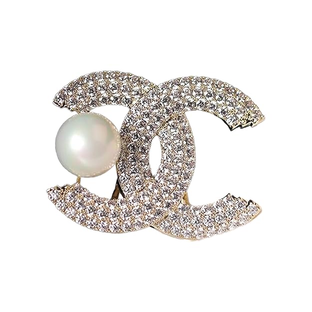 Crystal Rhinestone Brooch – Vintage Jewelry for Clothing & Bouquets