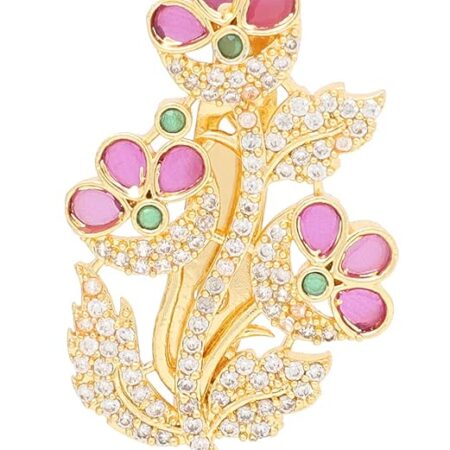 Crystal Brooch – Shawl & Sweater Clip for Women & Girls