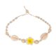 Boho Handmade Cowrie floral design Foot Chain