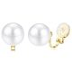 14K Gold-Plated Clip-On Pearl Drop Earrings – Bridal & Wedding Jewelry