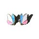 Aachri Korean Butterfly Stud Earrings – Tricolor Enamel for Women & Girls