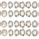 15 Pearl Brooch Buttons – Removable No-Sew Pins for Shirts & Sarees