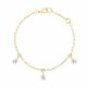 Solitaire Crystal Anklet Leg Chain for Women & Girls