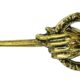 Silver & Gold Plated Brooch – Formal Accessory for Men & Boys