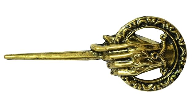 Silver & Gold Plated Brooch – Formal Accessory for Men & Boys
