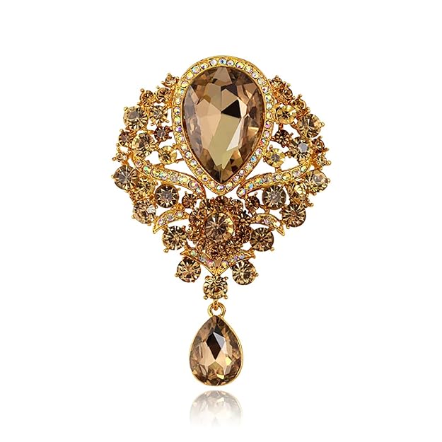 Brooch Pin Fashion Crystal Rhinestone Jewellery Pin