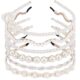 Pearl Rhinestone Headbands – Bridal Set (Pack of 5)