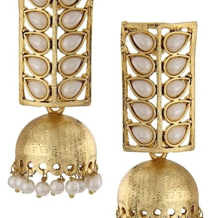 Traditional Pearl Jewellery Stylish Fancy Jhumki/Jhumka Earrings