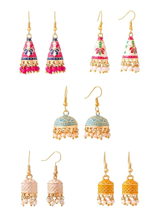 Traditional Jhumki Earrings Set