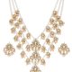 Ethnic Kundan & Pearls Multi Layers Bridal Necklace Set