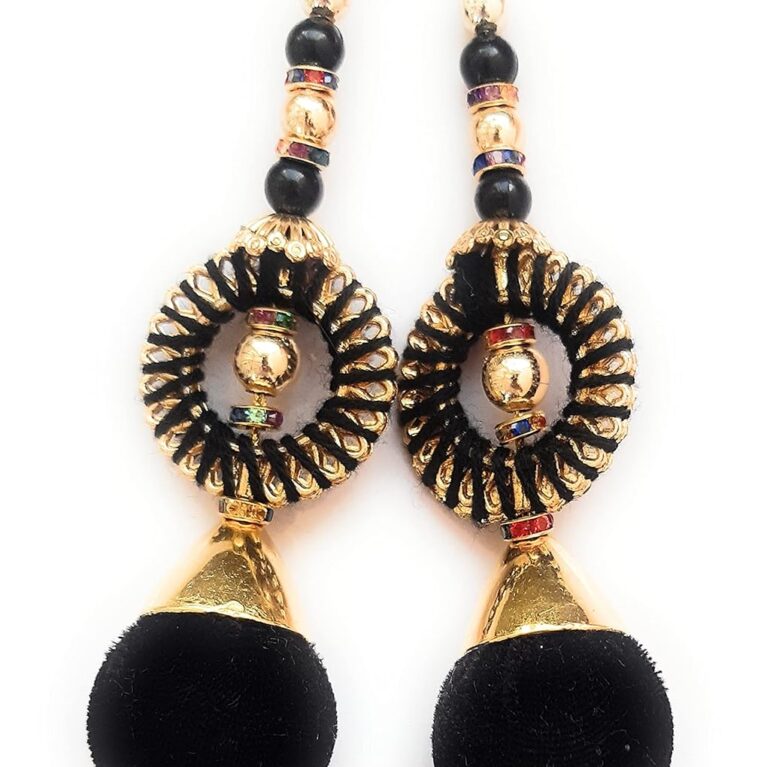 Latkan Women Tassels Blouse Sari Handmade latkan Color 2 PC