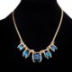 Latest Stylish Trendy Celebrity Inspired Designer Fancy Crystal Pendant Chain Necklace for Women and Girls