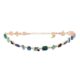 Green & Blue Dazzling Stones Embellished Contemporary Necklace For Women-ZPFK15164