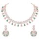 Kundan and American Diamond Necklace Jewellery Set with Earrings for Women | Ideal for Party, Festivals and Special Occasions