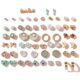 Shining Diva Fashion 30 Pairs Combo Set Latest Stylish Crystal Pearl Earrings for Women and Girls (15283er) Valentine Gift for Girlfriend
