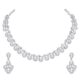 Atasi International Diamond/Stones Necklace Set with Earrings for Women | Stylish Jewellery for Party, Wedding and Festive Occasions | Fashion Accessories