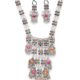 Shining Diva Fashion Latest Stylish Traditional Oxidised Silver Necklace Jewellery Set for Women (13110s)